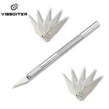 #11 Metal Scalpel Knife Tools Kit Non-Slip Blades Steel Engraving Knife Mobile Phone  DIY Repair Hand Tools 2024 - buy cheap