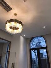 Luminária suspensa com luzes led e14, candelabro em aço inoxidável dourado suspenso 2026 - comentário do cliente Luminária suspensa com luzes led e14, candelabro em aço inoxidável dourado suspenso 2026 - Отличная лампа, выглядит красиво. Было немного трудно установить/повесить на потолок, но как только это было сделано, он выглядел великолепно!