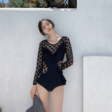 Купальник слитный женский купальники цельнокроеное платье пляж плавать 2021 для женщин; большие размеры; Изысканная обувь в Корейском стиле для девочек милое цельное бикини сексуальный полиэстера 2024 - купить недорого