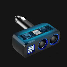 Dual USB Charger 2 Way Car Cigarette Lighter Socket Splitter Adapter DC 12V/24V Universal New Arrival 2024 - buy cheap