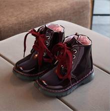 Brand Autumn Winter Children boots Comfortable Boys Girls Baby Sneakers Ankle Snow boots Kids Leather shoes 2024 - buy cheap