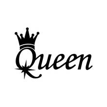 New Lovely QUEEN Vinyl Car-Stickers for Car  Bumper Trunk Auto  Motorcycle Uv Protection Vinyl Car Decoration 15*10cm 2024 - buy cheap