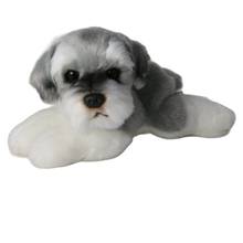 Шнауцер плюшевая игрушка собака моделирование собака высокое качество кукла милая игрушечная собака для девушки домашний декор специальный день рождения Рождественский подарок для k 2024 - купить недорого