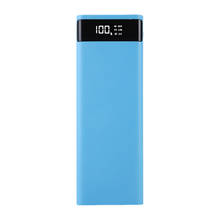 Power bank qc2.0 5v/2.4a, carregamento rápido, micro usb tipo c, portas usb duplas, faça você mesmo, bateria 10x18650, display digital em led 2024 - compre barato