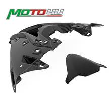 Capa para-brisa de fibra de carbono genuína para motocicleta, carenagem brilhante para bmw s1000rr 2019, 2020, 2020 + 2024 - compre barato