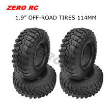 4PCS 1.9 Inch Soft Rubber ROCK Tyre Foam Insert 114mm Tires For 1/10 RC Crawler Car RC4WD D90 D110 AXIAL SCX10 II TRAXXAS TRX-4 2024 - buy cheap