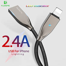 FLOVEME USB Cable For iPhone 12 11 Pro Max X XR XS 8 7 6 6s iPad Fast Data Charging Charger USB Wire Cord Mobile Phone Cables 2024 - buy cheap