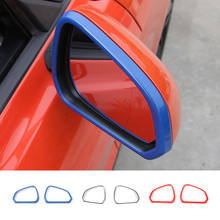 MOPAI ABS Car External Rearview Mirror Decoration Frame Ring Cover Trim Stickers for Ford Mustang 2015 Up Car Styling 2024 - buy cheap