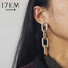 Vintage Gold Silver Color Link Chain Earrings For Women Boho Geometric Simple Long Tassel Drop Earring Brincos Jewelry 2024 - buy cheap
