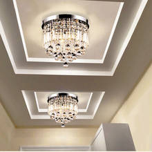 Lámpara de techo LED de 220V para sala de estar, dormitorio, pasillo de restaurante bar, cristal moderno, novedad 2024 - compra barato