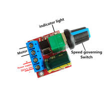 5A 90W PWM 12V DC Motor Speed Controller Module DC-DC 4.5V-35V Adjustable Speed Regulator Control Governor Switch 24V 2024 - buy cheap