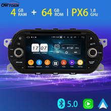 PX6 4G+64G Car DVD Multimedia Player For Fiat Tipo Egea Dodge Neon Android 10.0 GPS Radio  Bluetooth 5.0 Tethering 4G LTE WiFi 2024 - buy cheap