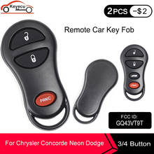 KEYECU Remote Car Key Fob 3 / 3+1 /4 Button for Chrysler Concorde Neon, for Dodge Interpid Neon Plymouth Neon FCC ID: GQ43VT9T 2024 - buy cheap