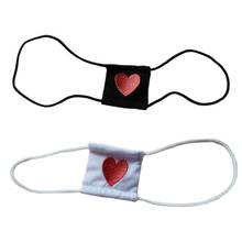 Women Anime Cosplay Costume Eyeshade Heart Embroidery Single Eye Mask Blindfold 2024 - buy cheap