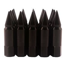 20x Black Alloy Racing Lug Nuts w/Spikes Extended Tuner M14x1.5 Universal 2024 - buy cheap