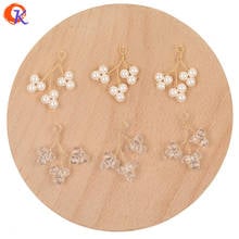 Diseño de Cordial, accesorios de joyería de 16x26MM, bricolaje, hecho a mano, perlas de imitación, forma de rama, dijes de cristal, accesorios para pendientes, 100 Uds. 2024 - compra barato