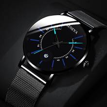 Relógio de pulso luxuoso masculino de quartzo, relógio com pulseira de aço inoxidável à prova d'água, estilo de negócios, relógio masculino de marca superior 2024 - compre barato