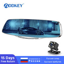 ADDKEY Car Dvr Camera Rearview Mirror Auto Dvrs Dual Lens Video Recorder Dash Cam Registrator Camcorder Full HD 1080P Two Camera 2024 - buy cheap