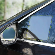 2PCS/Set Anti Fog Car Mirror Sticker Window Clear Film Anti-Light Car Rearview Mirror Protective Film Waterproof Rainproof 2024 - buy cheap