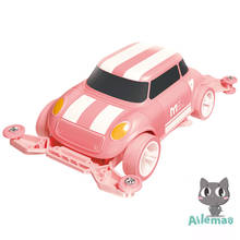 1PC 10108 Ailemao Mini 4WD Car W-1 Chassis Pink Bomb Model Car DIY Assembled Parts 2024 - buy cheap