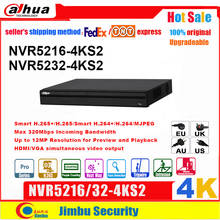 Dahua-gravador de vídeo nvr 4k h.265, gravador de vídeo h.264 com 16 canais, 32 canais para câmera ip, até 12mp, resolução dvr, p2p 2024 - compre barato