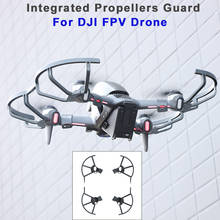 Dji fpv protetores de hélice protetor integrado, anéis de proteção para hélice para dji fpv acessórios para drone 2024 - compre barato
