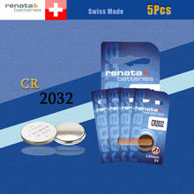 Free Shipping! Original RENATA 5pcs/lot CR2032 2032 3V High-Performance Button Batteries 2024 - buy cheap