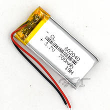 3.7V Polymer Lithium Battery 802040 Rechargeable Li-ion Cell 700mAh For MP5 Navigator GPS MP3 MP4 Ebook Speaker Camera 2024 - buy cheap