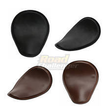 Universal Motorbike Brown PU Leather SOLO Seat Cafe Racer For Suzuki For Honda For Kawasaki For Yamaha 2024 - buy cheap