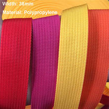 100 Yards 38mm Polypropylene Webbing Band DIY Sewing Tape Ribbon Bag Knapsack Strap Belt Accesssories 2024 - buy cheap