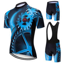 Weimostar-ropa de Ciclismo de manga corta para hombre, conjunto de Jersey de secado rápido, color azul, 2021 2024 - compra barato