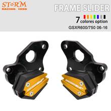 Slider de proteção anti-queda para moto cnc, protetor que minimiza danos à motocicleta para suzuki gsxr600 gsxr750 gsxr 600 750 gsx600r 06-16 2024 - compre barato