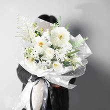 Película de gelatina de amor, papel tisú de flores mate, Material de embalaje Floral transparente, 20 Uds. 2024 - compra barato