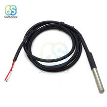 Sensor de temperatura Digital para Arduino, DS1820 sonda de temperatura de acero inoxidable, impermeable, 100cm 2024 - compra barato