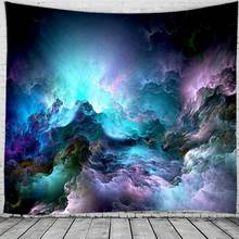 Psychedelic Tapestry Colourful Cloudy Pattern Tapzi witchcraft Wall Hanging For Home Deco Living Room Bedroom Wall Large size 2024 - buy cheap