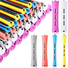 60 Pieces Hair Perm Rods Non-Cold Wave Rods Short Curlers Rods with Elastic Rubber Band Perming Rod Curlers Hairdressing Styling 2024 - buy cheap