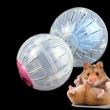 10cm Breathable Clear Ball Without Bracket Hamster Pets Product Small Running Ball 2Colors Plastic Fit For Small Pets Pink blue 2024 - buy cheap