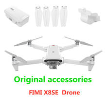 Fimi x8se acessório para drone, hélice de folha de bordo para drone com bateria original de 11.4v 4500mah e quadricóptero fimi x8se 2024 - compre barato