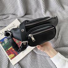 Модные женские сумки, поясная сумка, твердая искусственная кожа, металлическая цепочка, сумка на пояс, поясная сумка Bananka, сумка на пояс для живота 2024 - купить недорого