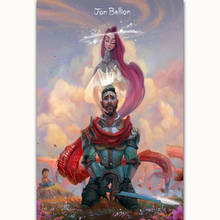 J046 Jon Bellion All Time Low Music Comic StaR, póster de seda, pegatina de pared, Decoración, regalo 2024 - compra barato