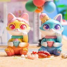 Cute gift authentic CASSY cat street drink series blind box tide play hand-made blind box toy decoration 2024 - buy cheap