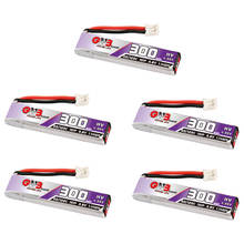 5PCS GAONENG GNB 1S 300mAh 3.8V 60C HV 4.35V Lipo Battery PH2.0 Plug For Happymodel Mobula7 Snapper BetaFPV 65S US65 Whoop Drone 2024 - buy cheap