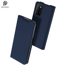 Para xiaomi redmi nota 9 4g dux ducis pele pro série flip carteira caso de couro para redmi note9 4g capa slot para cartão acessórios 2024 - compre barato