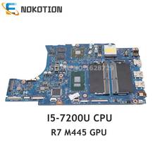 NOKOTION Para Dell inspiron 15-5567 5567 Laptop motherboard BAL20 LA-D801P CN-02PVGT 02PVGT SR2ZU I5-7200U CPU GPU R7 M445 DDR4 2024 - compre barato