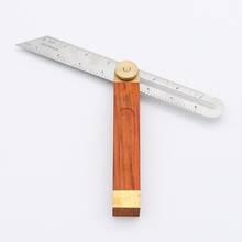 Sliding Portractor Craftsman Sliding T Bevel Square Gauge Protractor Angle Transfer Tool With Wooden handle For Accurate Angles 2024 - buy cheap