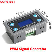Gerador de sinal de onda retangular, módulo ajustável de frequência de pulso pwm 2024 - compre barato