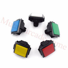 1PC 60*60mm 12V arcade game machine momentary big square led illuminated push button microswitch 5Colors available 2024 - buy cheap