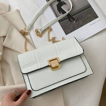 Модная женская сумка через плечо на цепочке, небольшая квадратная сумочка в стиле ретро, повседневный саквояж кросс-боди высокого качества 2024 - купить недорого