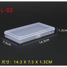 transparent plastic PP empty box jewelry packing box electronic components sorting storage box card storage box 2024 - buy cheap