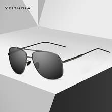 VEITHDIA-gafas de sol polarizadas cuadradas para hombre, lentes de sol de estilo Vintage masculinas, accesorios de marca, 2495 2024 - compra barato